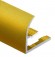 Профиль С-образный для плитки гибкий алюминий 8 мм PV25-04 золото матовое 2,7 м