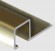 Профиль для плитки П-образный алюминий 12х12 мм PV32-13 песок блестящий 2,7 м