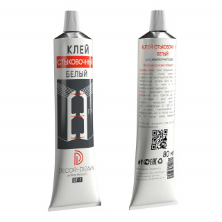 Клей стыковочный белый для лепнины Decor-Dizayn ST-1/80 80 мл