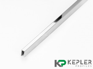 П-профиль бордюрный 10х5 мм из нержавеющей стали SS 304 FSUP05-P S.S.304 полированный 2.7 м