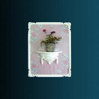 Декоративная полка Perfect K5016 белый полиуретан 235х450х151 мм