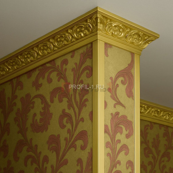 Латунный уголок 30х30 мм полированный 270 см