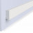 Финишный молдинг для панелей Hiwood LF124B NP белый 31х12 мм 2,7 м