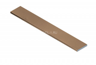 Алюминиевая полоса 20 мм NEEXY PV89-06 MBR бронза матовая 2.7 м
