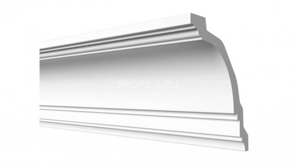 Потолочный плинтус Decor-Dizayn DD16 полистирол белый, под покраску 100х122х2000 мм