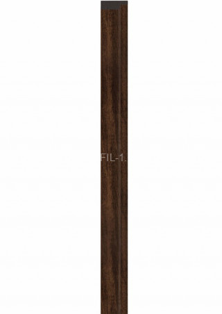 Левая планка для реечной панели VOX LINERIO M-LINE шоколад 2650х42х12 мм Левая планка для реечной панели VOX LINERIO M-LINE шоколад 2650х42х12 мм