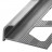 Алюминиевый С-профиль 10 мм ПО-10 шлифованный 2.7 м