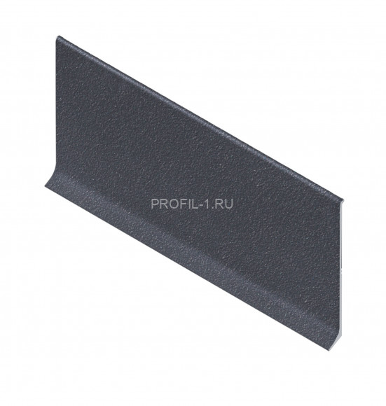 Алюминиевый плинтус напольный 40мм NEEXY AKBD40-SA муар антрацит 2.5м
