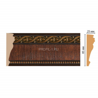 Молдинг DECOMASTER 152-2 ДМ (85x25x2400) цвет Красное дерево с золотом Молдинг DECOMASTER 152-2 ДМ (85x25x2400) цвет Красное дерево с золотом
