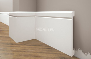 Напольный плинтус 138 мм Cezar Elegance LPC-30 белый 2,44 м Напольный плинтус 138 мм Cezar Elegance LPC-30 белый 2,44 м