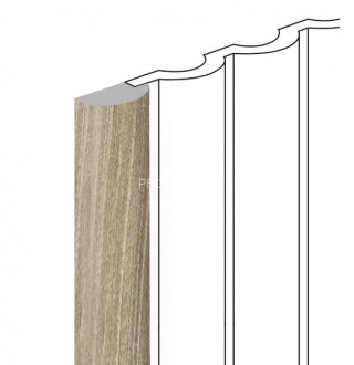Финишный молдинг HiWood LF140B BR496 под дерево 12х26 мм 2,7 м Финишный молдинг HiWood LF140B BR496 под дерево 12х26 мм 2,7 м