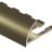 Профиль для плитки С-образный алюминий гибкий 12 мм PV21-09 шампань блестящая 2,7 м
