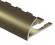 Профиль для плитки С-образный алюминий гибкий 12 мм PV21-09 шампань блестящая 2,7 м