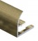 Профиль С-образный для плитки гибкий алюминий 8 мм PV25-08 шампань матовая 2,7 м
