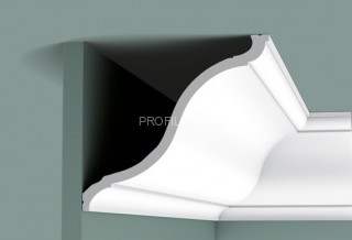 Потолочный плинтус Orac Decor Purotouch C335 белый полиуретан 222х202 мм 2м