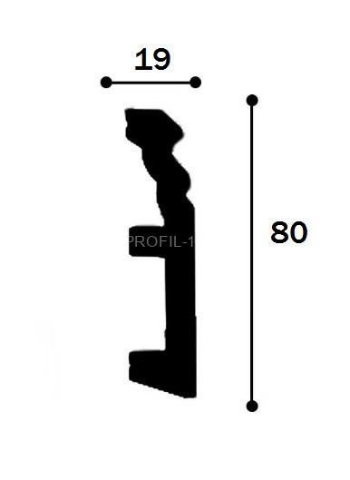 Гибкий напольный плинтус Orac Decor Duropolymer SX195F белый полистирол 80х19 мм 2м Гибкий напольный плинтус Orac Decor Duropolymer SX195F белый полистирол 80х19 мм 2м