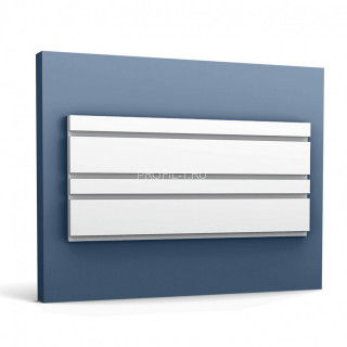 Декоративная стеновая панель 3D Orac Decor W119 белая полиуретан 20х250 мм 2м