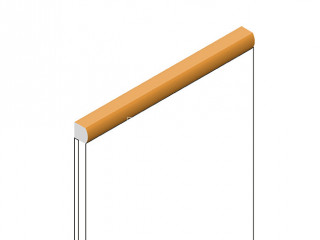 Декоративная рейка HiWood D15V2 Y5 из фитополимера под дерево 15мм х 15мм х 2.7м Декоративная рейка HiWood D15V2 Y5 из фитополимера под дерево 15мм х 15мм х 2.7м