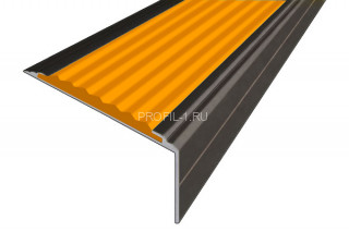 Порог-угол алюминиевый 26х50 мм противоскользящий АУ-50-Анод коньяк-оранжевый 3,0 м Порог-угол алюминиевый 26х50 мм противоскользящий АУ-50-Анод коньяк-оранжевый 3,0 м