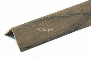 Пластиковый уголок 40х40 Lemal E40 8607 под дерево 2,75 м (25 штук)