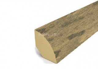 Галтель ПВХ Lemal выпуклая 14х14 мм Цвет 8605 Под дерево 2,5 м