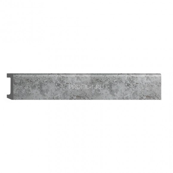 Плинтус напольный DECOMASTER D235-1629ДМ (80x17x2400) цвет Бетон