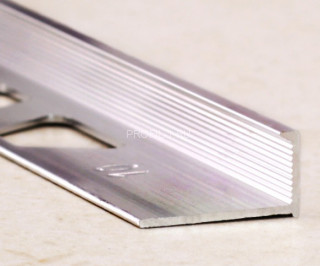 Алюминиевый профиль L-образный 10 мм ПО-4540 серебро матовое 2,7 м Алюминиевый профиль L-образный 10 мм ПО-4540 серебро матовое 2,7 м