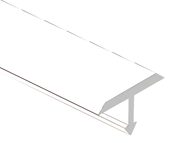 Алюминиевый Т-образный профиль 18 мм PV36-24 белый Ral 9016 2,7 м