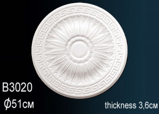 Потолочная розетка Перфект B3020 505 мм