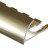 Профиль для плитки С-образный алюминий гибкий 12 мм PV21-13 песок блестящий 2,7 м