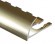 Профиль для плитки С-образный алюминий гибкий 12 мм PV21-13 песок блестящий 2,7 м