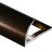 Алюминиевый профиль для плитки С-образный 10 мм PV17-07 бронза блестящая 2,7 м