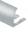 Профиль С-образный для плитки гибкий алюминий 8 мм PV25-03 серебро блестящее 2,7 м