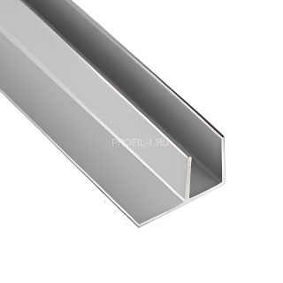 Алюминиевый F-профиль под панель 4 мм ОП-500 без покрытия 3 м