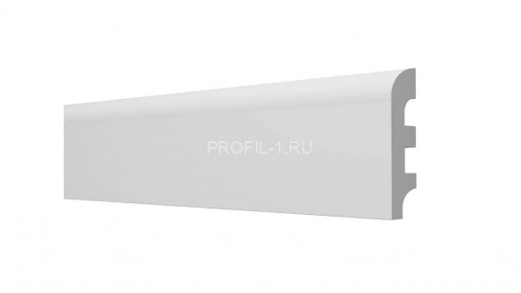 Напольный плинтус Decor-Dizayn DD41 полистирол белый, под покраску 99х21х2000 мм