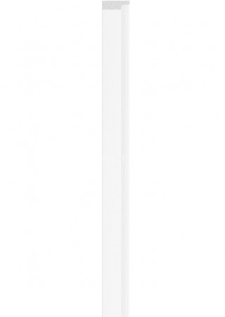 Левая планка для реечной панели VOX LINERIO M-LINE белая 2650х42х12 мм Левая планка для реечной панели VOX LINERIO M-LINE белая 2650х42х12 мм
