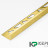 L-профиль 12х5 мм из нержавеющей стали SS 304 FSBP130-12 GS S.S.304 золото сатинированное 2.7 м