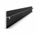Алюминиевый стыковочный порожек напольный 38х11 мм Диал 9155 черный 3 м Алюминиевый стыковочный порожек напольный 38х11 мм Диал 9155 черный 3 м