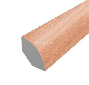 Галтель ПВХ Lemal выпуклая 14х14 мм 8628 Под дерево 2,5 м