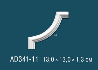 Угловой элемент с орнаментом Перфект AD341-11 130х130 мм