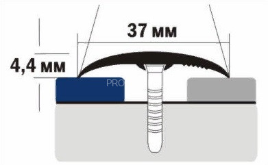 Алюминиевый порог одноуровневый 37 мм В2 КД Клен северный 2,7 м (упаковка 10 штук) Алюминиевый порог одноуровневый 37 мм В2 КД Клен северный 2,7 м (упаковка 10 штук)