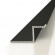 Алюминиевый теневой плинтус Decaro D002.2A Black черный с возможностью LED подсветки 2 м