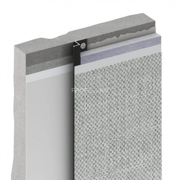 Алюминиевый теневой плинтус Decaro D002.2A Black черный с возможностью LED подсветки 2 м Алюминиевый теневой плинтус Decaro D002.2A Black черный с возможностью LED подсветки 2 м