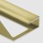 Профиль для ламината оконечный Panel L алюминий 10 мм PV44-05 золото блестящее 2,7 м
