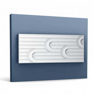 Декоративная стеновая панель 3D Orac Decor W212 белая полиуретан 12х250 мм 2м