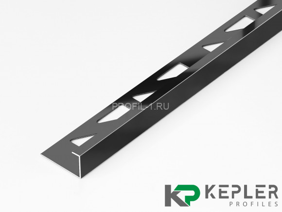 L-профиль 12х5 мм из нержавеющей стали SS 304 FSBP130-12 BP S.S.304 черный полированный 2.7 м