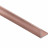 Алюминиевый уголок защитный 10мм х 10мм NEEXY PV60-15-RG розовый блестящий 2.7м