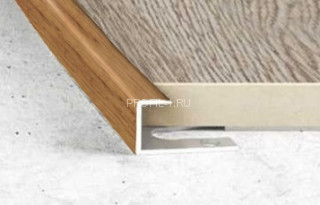Алюминиевый П-профиль торцевой гибкий Effector S 93 0905-дуб янтарный 8х10 мм 2,5 м Алюминиевый П-профиль торцевой гибкий Effector S 93 0905-дуб янтарный 8х10 мм 2,5 м