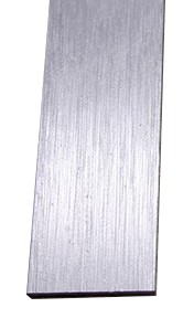 Алюминиевая полоса 15х1,5 мм серебро матовое браш 2,7 м