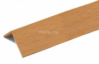 Отделочный уголок ПВХ  25х25 Cezar 112 Бук 2,75 м (25 штук)